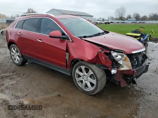 2011 Cadillac SRX Premium Collection with VIN 3GYFNFEY9BS633051, listed as a Copart auction lot 52884075 with 97,997 mi miles and Salvage Title. Bid and sale history available at carsss.com. Image 4.