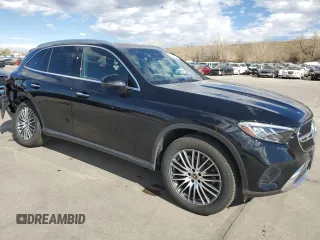 2024 Mercedes-Benz GLC with VIN W1NKM4HB9RF205605, listed as a Copart auction lot 50416325 with 7,209 mi miles and Salvage Title. Bid and sale history available at carsss.com. Image 4.