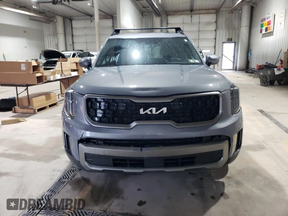 2023 Kia Telluride EX X-Line with VIN 5XYP3DGC8PG372784, listed as a Copart auction lot 51593535 with 12,353 mi miles and Salvage title. Bid and sale history available at DreamBid. Image 5.