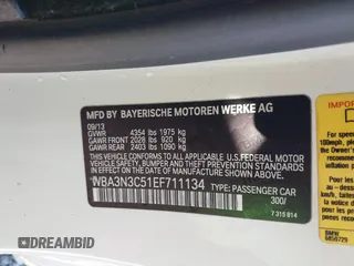 2014 BMW 4 Series 428i с VIN WBA3N3C51EF711134, выставлен на аукционе IAAI как лот 40582128 с пробегом 90 222 миль миль и . История ставок и продаж доступна на DreamBid. Изображение 9.