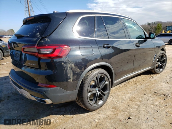 2019 BMW X5 xDrive40i with VIN 5UXCR6C50KLL23736, listed as a Copart auction lot 38558983 with 16,571 mi miles. Bid and sale history available at carsss.com. Image 3.