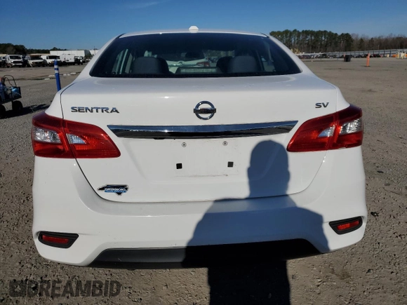 2018 Nissan Sentra SV with VIN 3N1AB7AP0JY250691, listed as a Copart auction lot 45577355 with 89,040 mi miles and Salvage Title. Bid and sale history available at carsss.com. Image 6.