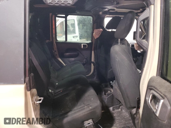 2020 Jeep Gladiator Sport S с VIN 1C6HJTAG5LL173357, выставлен на аукционе Copart как лот 55679915 с пробегом Не указан миль и Списание • Salvage title. История ставок и продаж доступна на DreamBid. Изображение 10.