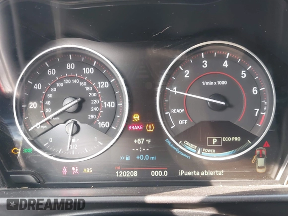 2016 BMW 2 Series M235i with VIN WBA1J7C50GV360056, listed as a IAAI auction lot 41560487 with 120,208 mi miles and . Bid and sale history available at carsss.com. Image 7.