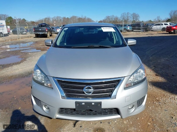 2013 Nissan Sentra SV with VIN 3N1AB7AP4DL613642, listed as a IAAI auction lot 41595829 with 99,351 mi miles. Bid and sale history available at carsss.com. Image 13.