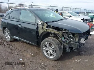 2015 Lexus RX 350 with VIN 2T2ZK1BA9FC163687, listed as a IAAI auction lot 42001386 with 137,314 mi miles. Bid and sale history available at carsss.com. Image 1.