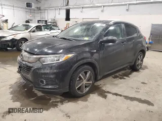 2021 Honda HR-V EX with VIN 3CZRU6H54MM704407, listed as a Copart auction lot 88630945 with 40,284 mi miles and Salvage Title. Bid and sale history available at carsss.com. Image 1.