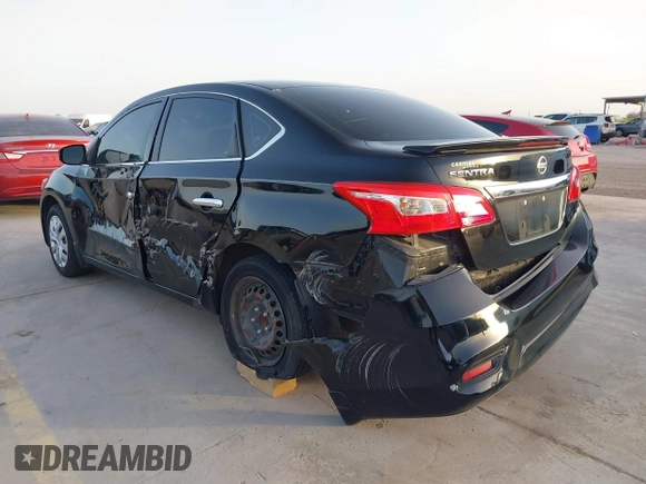 2017 Nissan Sentra S with VIN 3N1AB7AP9HY411436, listed as a IAAI auction lot 41801826 with 83,093 mi miles. Bid and sale history available at carsss.com. Image 3.