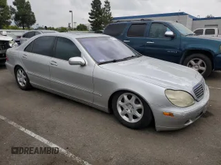 2001 Mercedes-Benz S-Class with VIN WDBNG70J81A140150, listed as a Copart auction lot 76774754 with 160,105 mi miles and Clean Title. Bid and sale history available at carsss.com. Image 4.