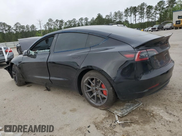 2023 Tesla Model 3 z VIN 5YJ3E1EA7PF668511, wystawiony jako Copart lot #51055725 z przebiegiem 53 594 mil mil oraz Szkoda całkowita • Salvage title. Historia ofert i sprzedaży dostępna na DreamBid. Obrazek 2.