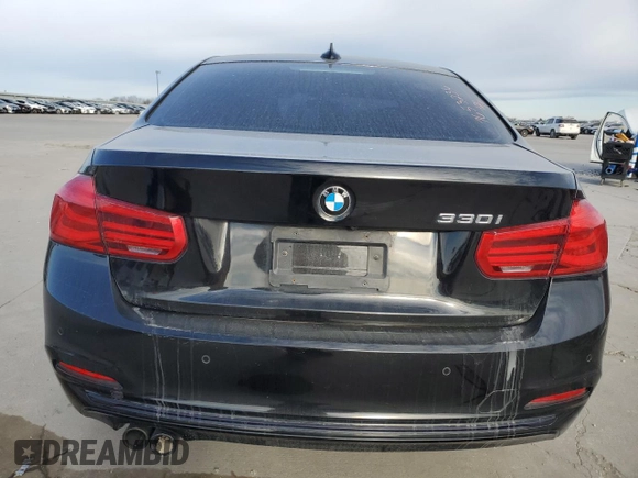 2017 BMW 3 Series 330i with VIN WBA8B9C54HK676408, listed as a Copart auction lot 87672795 with Not Provided miles and Salvage Title. Bid and sale history available at carsss.com. Image 6.