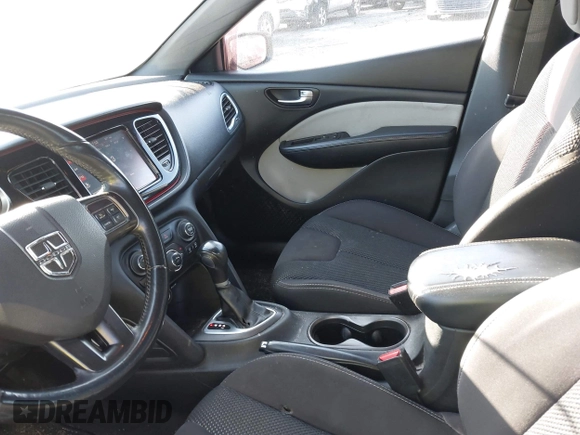 2015 Dodge Dart SXT with VIN 1C3CDFBB4FD302433, listed as a IAAI auction lot 41745014 with 148,635 mi miles. Bid and sale history available at carsss.com. Image 5.