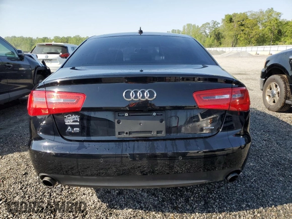 2015 Audi A6 Premium Plus with VIN WAUGFAFC2FN020408, listed as a Copart auction lot 53691615 with 119,878 mi miles and Salvage title. Bid and sale history available at DreamBid. Image 6.