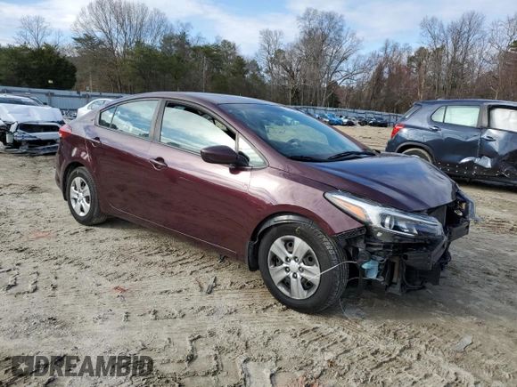 2018 Kia Forte LX with VIN 3KPFK4A70JE255134, listed as a Copart auction lot 49250025 with 110,508 mi miles and Salvage Title. Bid and sale history available at DreamBid. Image 4.