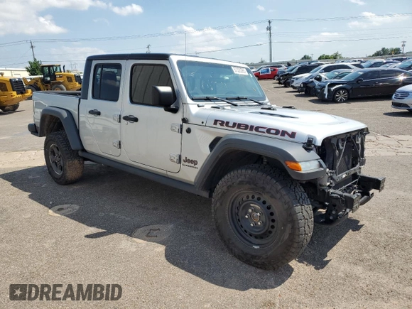 2022 Jeep Gladiator Rubicon z VIN 1C6JJTBG6NL104521, wystawiony jako Copart lot #57325365 z przebiegiem 31 498 mil mil oraz Szkoda całkowita • Salvage title. Historia ofert i sprzedaży dostępna na DreamBid. Obrazek 4.