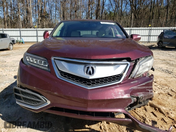 2017 Acura RDX w/Technology Pkg with VIN 5J8TB3H57HL021349, listed as a Copart auction lot 45471785 with 95,708 mi miles and Salvage Title. Bid and sale history available at carsss.com. Image 5.