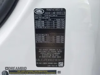 2025 Land Rover Defender S with VIN SALEJ7EX9S2383812, listed as a IAAI auction lot 41941914 with 412 mi miles and . Bid and sale history available at DreamBid. Image 9.