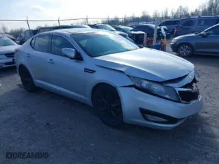 2013 Kia Optima EX with VIN 5XXGN4A75DG204347, listed as a IAAI auction lot 41207597 with 143,783 mi miles. Bid and sale history available at carsss.com. Image 1.