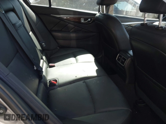 2018 Infiniti Q50 3.0t Luxe with VIN JN1EV7AR7JM434233, listed as a IAAI auction lot 41850208 with 75,610 mi miles. Bid and sale history available at carsss.com. Image 8.