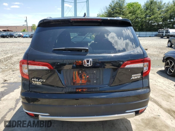 2022 Honda Pilot Touring 7-Passenger with VIN 5FNYF6H62NB057161, listed as a Copart auction lot 56423864 with 0 mi miles and Salvage Title. Bid and sale history available at carsss.com. Image 6.