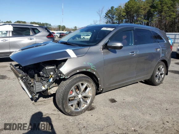 2017 Kia Sorento SX z VIN 5XYPK4A51HG227665, wystawiony jako Copart lot #47997735 z przebiegiem 137 213 mil mil oraz Szkoda całkowita • Salvage title. Historia ofert i sprzedaży dostępna na DreamBid. Obrazek 1.