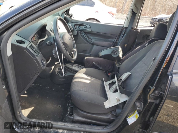 2007 Ford Focus S with VIN 1FAFP37N27W295768, listed as a Copart auction lot 48475815 with 204,630 mi miles and Non Repairable. Bid and sale history available at carsss.com. Image 7.