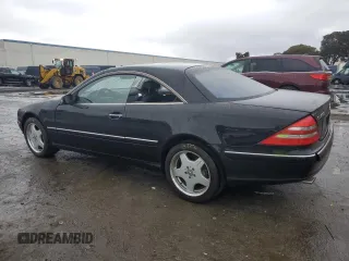 2002 Mercedes-Benz CL 500/600 with VIN WDBPJ75J52A027910, listed as a Copart auction lot 80336324 with 179,024 mi miles and Salvage Title. Bid and sale history available at DreamBid. Image 2.