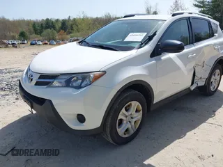 2015 Toyota RAV4 LE with VIN JTMBFREV4FJ039662, listed as a IAAI auction lot 42098292 with 161,534 mi miles. Bid and sale history available at carsss.com. Image 2.
