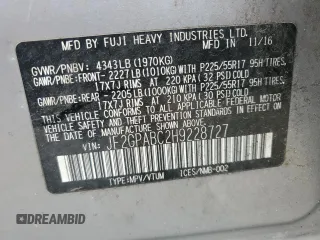 2017 Subaru Crosstrek Premium with VIN JF2GPABC2H9228727, listed as a Copart auction lot 49178685 with 215,771 mi miles and Salvage Title. Bid and sale history available at carsss.com. Image 13.
