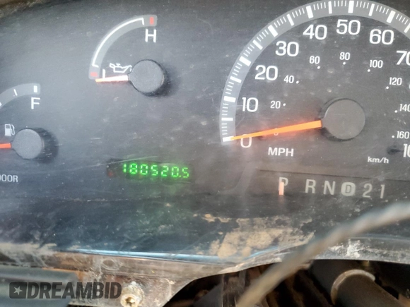 2003 Ford F-150 XL with VIN 1FTRF17293NB24844, listed as a Copart auction lot 47043235 with 180,520 mi miles and Clean Title. Bid and sale history available at DreamBid. Image 9.