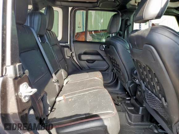 2020 Jeep Wrangler Unlimited Rubicon with VIN 1C4HJXFG3LW234034, listed as a Copart auction lot 55484915 with 23,891 mi miles and Salvage title. Bid and sale history available at DreamBid. Image 10.