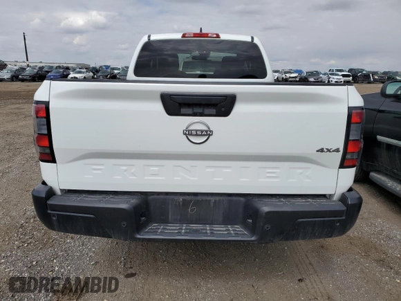2023 Nissan Frontier S with VIN 1N6ED1CM9PN606440, listed as a Copart auction lot 54537205 with 58,103 mi miles and Salvage title. Bid and sale history available at DreamBid. Image 6.