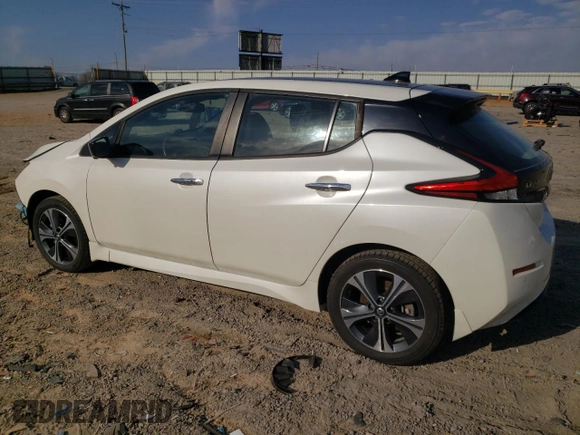 2021 Nissan LEAF SV Plus with VIN 1N4BZ1CV2MC554727, listed as a Copart auction lot 49440675 with 75,783 mi miles and Salvage title. Bid and sale history available at DreamBid. Image 2.