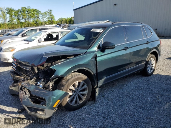 2018 Volkswagen Tiguan SEL с VIN 3VV3B7AX7JM008446, выставлен на аукционе Copart как лот 53435775 с пробегом 93 776 миль миль и Списание • Salvage title. История ставок и продаж доступна на DreamBid. Изображение 1.