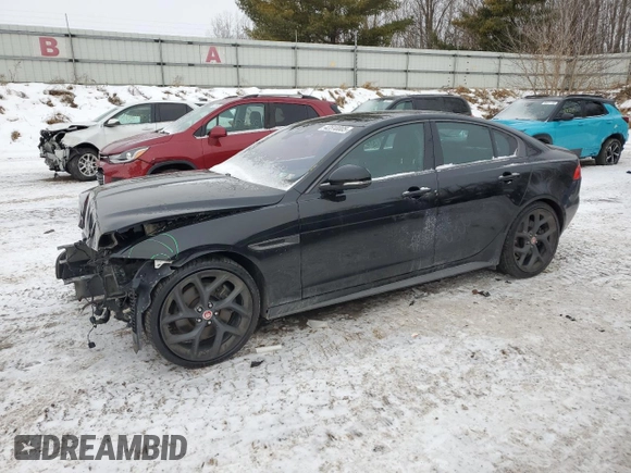 2019 Jaguar XE with VIN SAJAP4GX1KCP45496, listed as a Copart auction lot 42510005 with 92,034 mi miles and Clean Title. Bid and sale history available at DreamBid. Image 1.