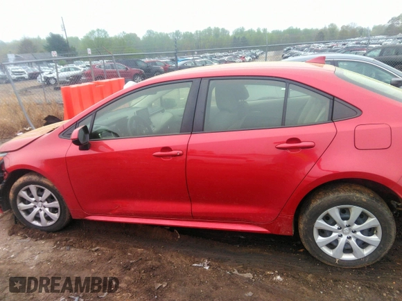 2021 Toyota Corolla LE with VIN JTDEPMAEXMJ161488, listed as a IAAI auction lot 41955278 with 47,255 mi miles and . Bid and sale history available at DreamBid. Image 14.