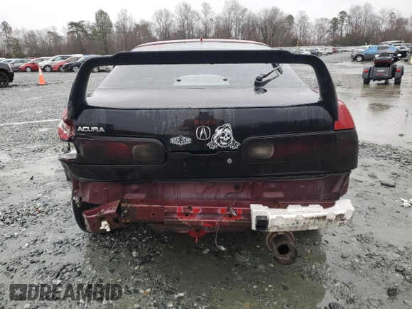 1997 Acura Integra GS with VIN JH4DC4465VS000925, listed as a Copart auction lot 45130325 with 222,381 mi miles and Salvage Title. Bid and sale history available at carsss.com. Image 6.