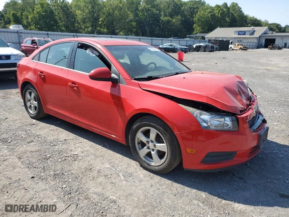 2014 Chevrolet Cruze 1LT with VIN 1G1PC5SB1E7455707, listed as a Copart auction lot 69259684 with 117,506 mi miles and Salvage Title. Bid and sale history available at carsss.com. Image 4.