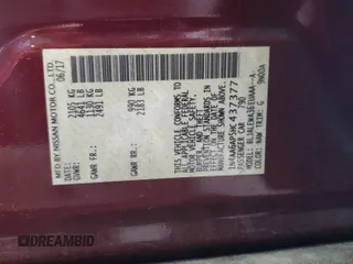 2017 Nissan Maxima SL with VIN 1N4AA6AP5HC437377, listed as a Copart auction lot 60125275 with 73,377 mi miles and Salvage title. Bid and sale history available at DreamBid. Image 12.