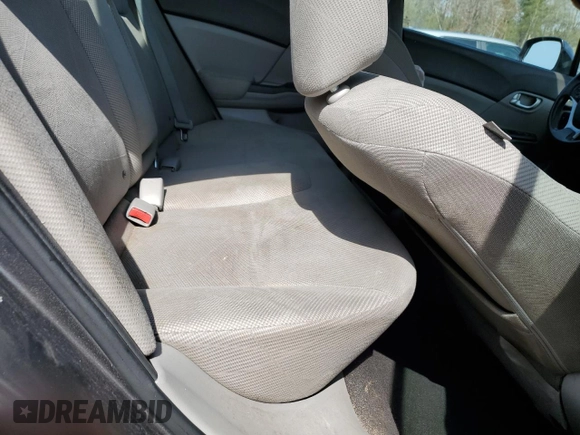 2012 Honda Civic EX with VIN 2HGFB2F83CH311453, listed as a Copart auction lot 55051765 with 242,944 mi miles and Salvage Title. Bid and sale history available at DreamBid. Image 10.