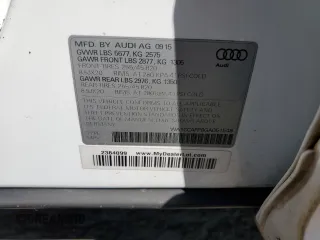 2016 Audi SQ5 Premium Plus with VIN WA1CCAFP8GA051548, listed as a Copart auction lot 51496184 with 107,285 mi miles. Bid and sale history available at carsss.com. Image 12.