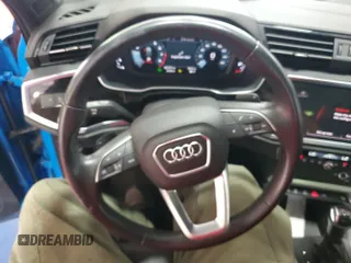 2023 Audi Q3 S line Premium with VIN WA1DECF38P1109231, listed as a IAAI auction lot 42734174 with 45,777 mi miles and . Bid and sale history available at DreamBid. Image 1.