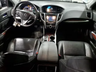 2015 Acura TLX V6 Tech with VIN 19UUB3F57FA000890, listed as a Copart auction lot 89126765 with 127,175 mi miles and Salvage Title. Bid and sale history available at carsss.com. Image 8.
