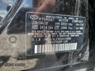 2019 Genesis G70 Advanced с VIN KMTG74LE6KU014488, выставлен на аукционе Copart как лот 56148175 с пробегом 188 469 миль миль и Списание • Salvage title. История ставок и продаж доступна на DreamBid. Изображение 12.