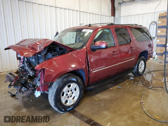 2008 Chevrolet Suburban LTZ with VIN 3GNFK16358G166637, listed as a Copart auction lot 47584305 with 0 mi miles and Non Repairable. Bid and sale history available at carsss.com. Image 1.
