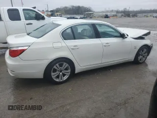 2010 BMW 5 Series 528i xDrive with VIN WBANV1C50AC445727, listed as a Copart auction lot 86628664 with 204,199 mi miles and Salvage Title. Bid and sale history available at carsss.com. Image 3.