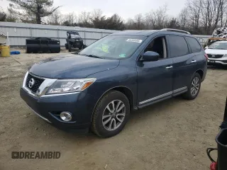 2013 Nissan Pathfinder S with VIN 5N1AR2MM3DC627410, listed as a Copart auction lot 45336585 with 143,732 mi miles and Salvage Title. Bid and sale history available at carsss.com. Image 1.