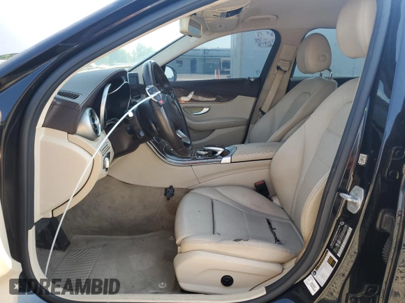 2016 Mercedes-Benz C 300 with VIN 55SWF4JB7GU156174, listed as a Copart auction lot 61956355 with 161,314 mi miles and Clean title. Bid and sale history available at DreamBid. Image 7.