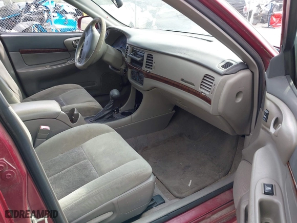 2005 Chevrolet Impala LS with VIN 2G1WH52K359267539, listed as a IAAI auction lot 41985141 with 1 mi miles. Bid and sale history available at carsss.com. Image 5.