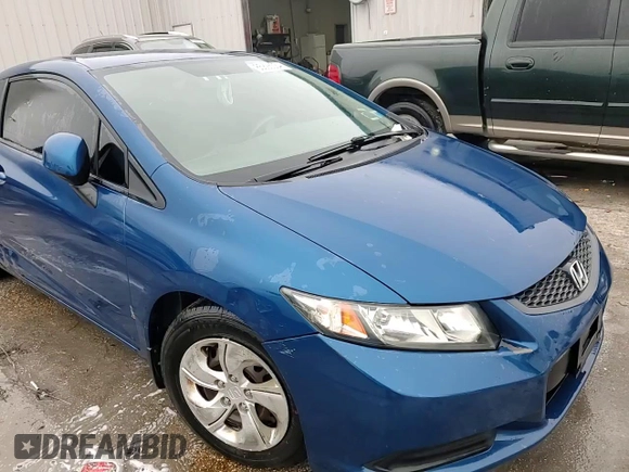 2013 Honda Civic Cpe LX with VIN 2HGFG3B58DH512365, listed as a Copart auction lot 85825034 with 0 mi miles and Salvage Title. Bid and sale history available at carsss.com. Image 14.